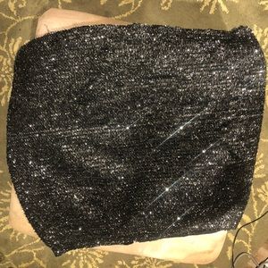 Shimmer mini skirt